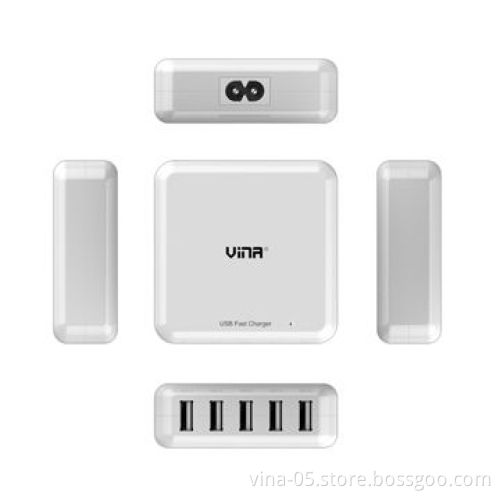 5-port desktop USB charger